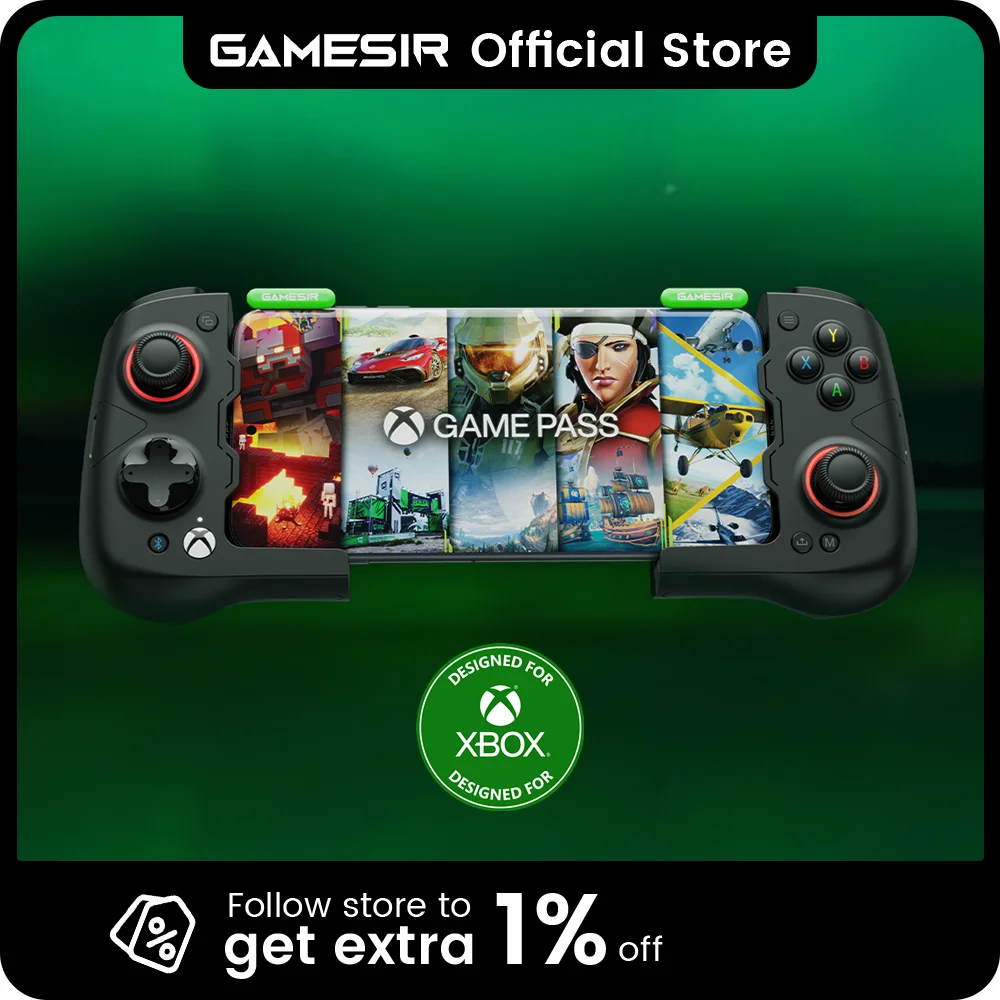 GameSir X4 Aileron Xbox Game Controller Hall Effect Gaming Gamepad for Xbox Game Pass, STADIA, XCloud, GeForce Now Cloud Gaming