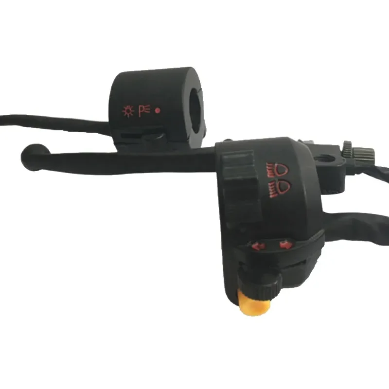 Motorcycle Handlebar Switch Assembly Compatible with Zongshen Electric Tricycle Prince Model Headlight Horn Mirror