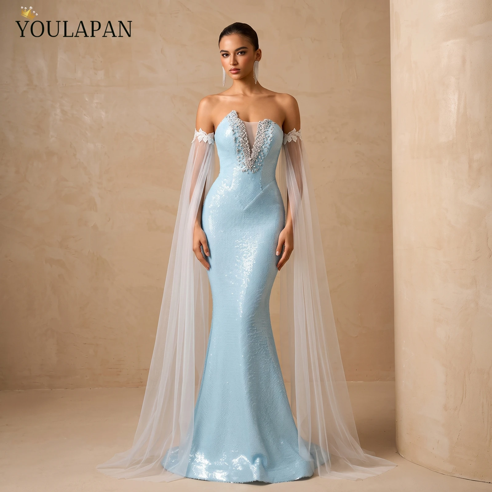 TOPQUEEN Mangas Para Vestido Guantes Largos Mujer Wedding Sleeves For Dress Detachable Sleeves Customizable Vm32