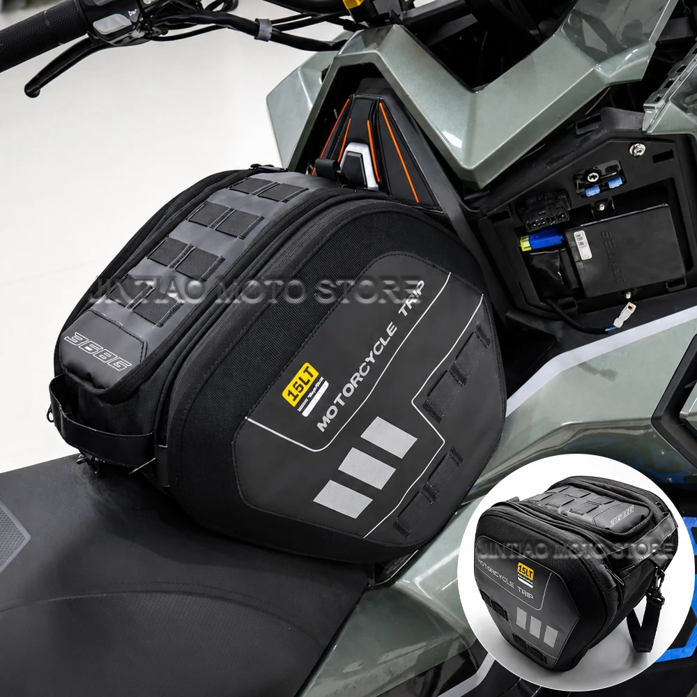 15L Waterproof Tunnel Bag Motorcycle Storage Bag Large Capacity Travel Luggage Bag For Zontes 368G