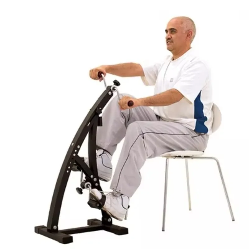 Home Use Arm and Leg Physical Therapy Exercise - Pedal Bike Fitness Equipment Manual Exercise Bike with Smart Screen