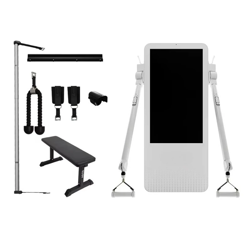 Multifunctional Home Fitness Equipment: Tonal Wall-Mounted Smart-Tracking Gym – Dynamic Resistance Strength Training