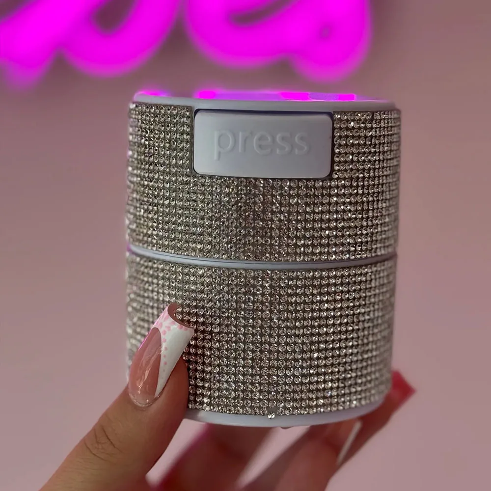 Glue Storage Diamond Eyelash  Tweezer Holder Tank Durable Adhesive Stand Activated Carbon Sealed Storage Jar