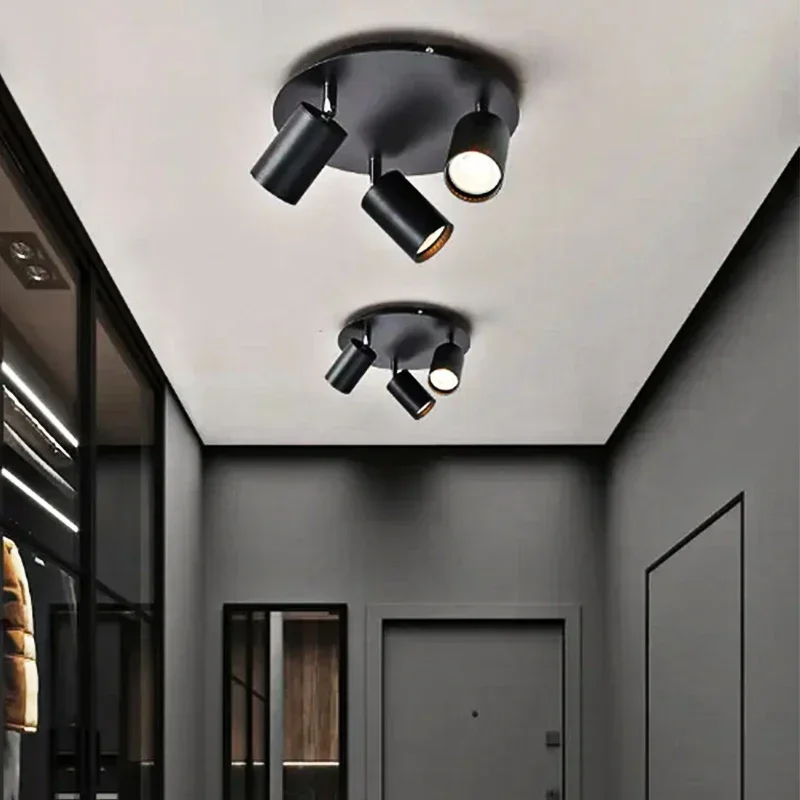 Pendant Light With 3 GU10 Home-Appliance Decoration Modern Lamp Spotlights Adjustable LED Ceiling Lights Dining Rooms Chandelier