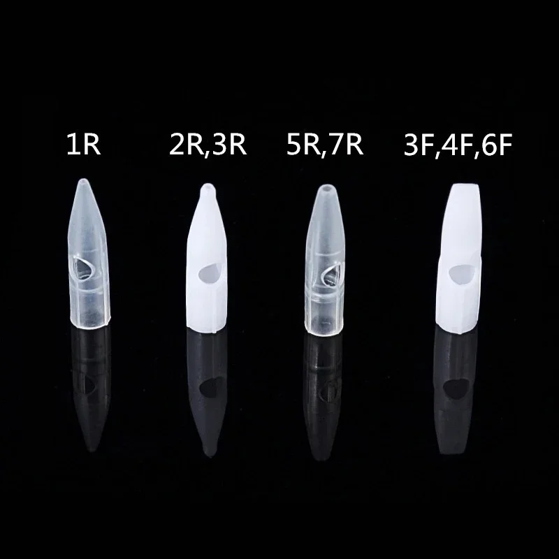 50pcs Needle Tip Permanent Makeup Needle Cap For Dragon /Mosaic/ Merlin Tattoo Machine Accessories Giant Sun G-8650