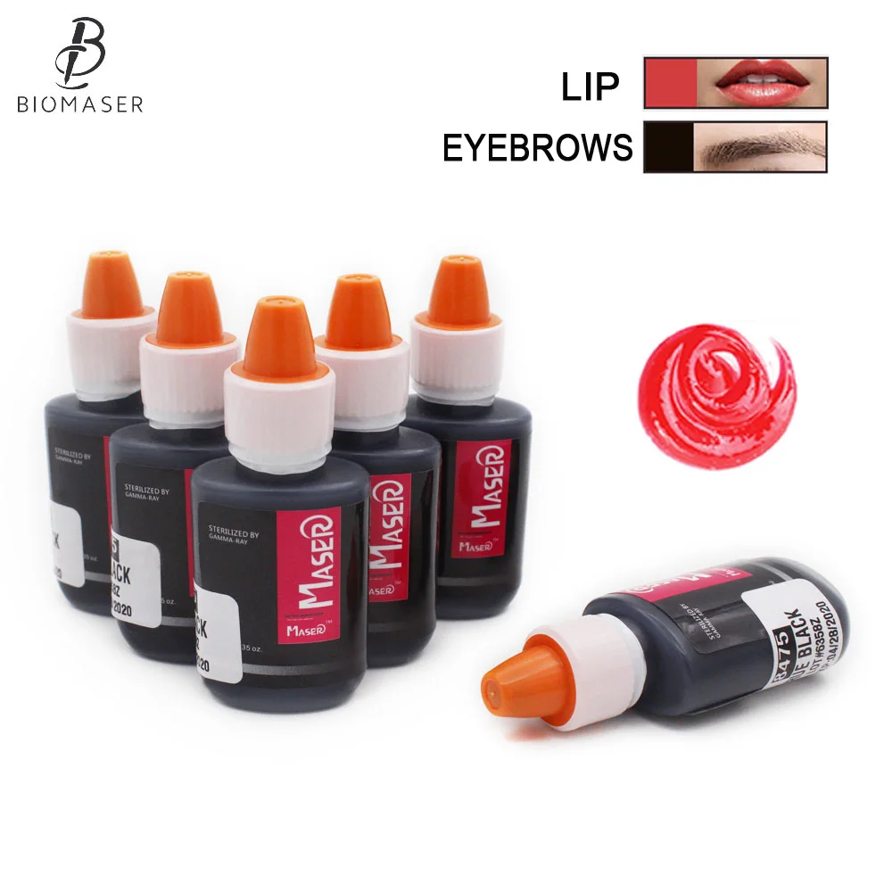 Professional Tattoo Ink Permanent Makeup Machine Micro Pigments Microblading Eyebrow Lip Eyeliner Makeup Cosmetic Encre Tatouage