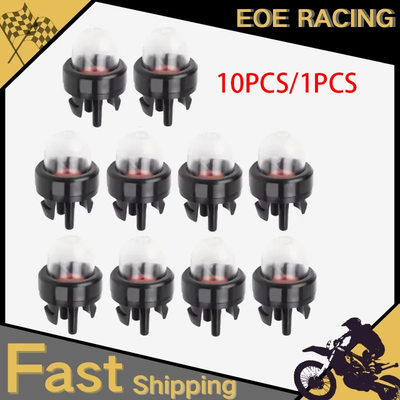 10/1 Pcs For Chainsaws Trimmer Carburetor Light Bulb Carburetor Oil Bubble Petrol Snap in Primer Fuel Bulb Pump Kit