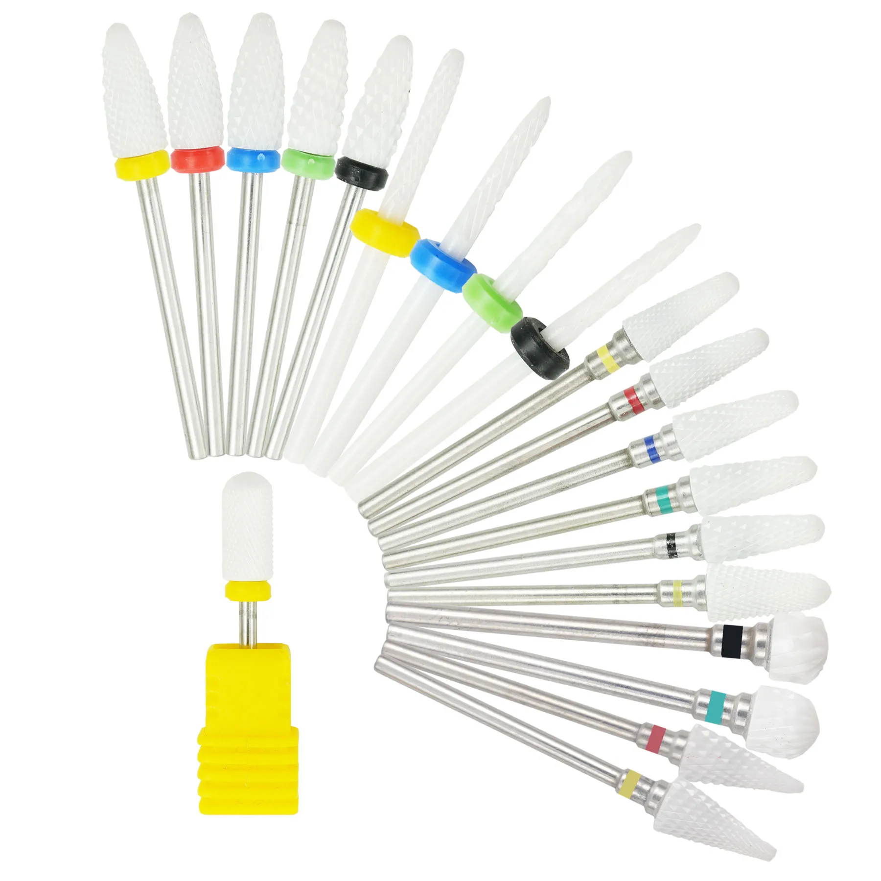 1Pcs New Electric Ceramic Nail Drill Bit for Manicure/Pedicure/Dental Milling Cutter Nail Art Polish Cuticle Clean Nail Tools