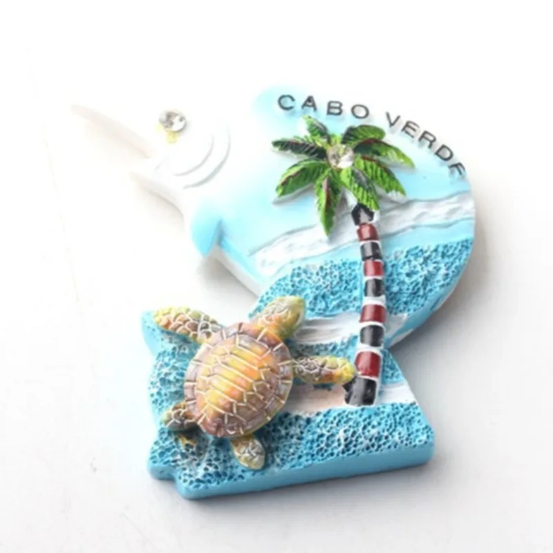 Cape Verde Fridge Magnets Creative Tourist Souvenirs Fridge Stickers Home Decor Wedding Gifts Message Board Magnetic Stickers