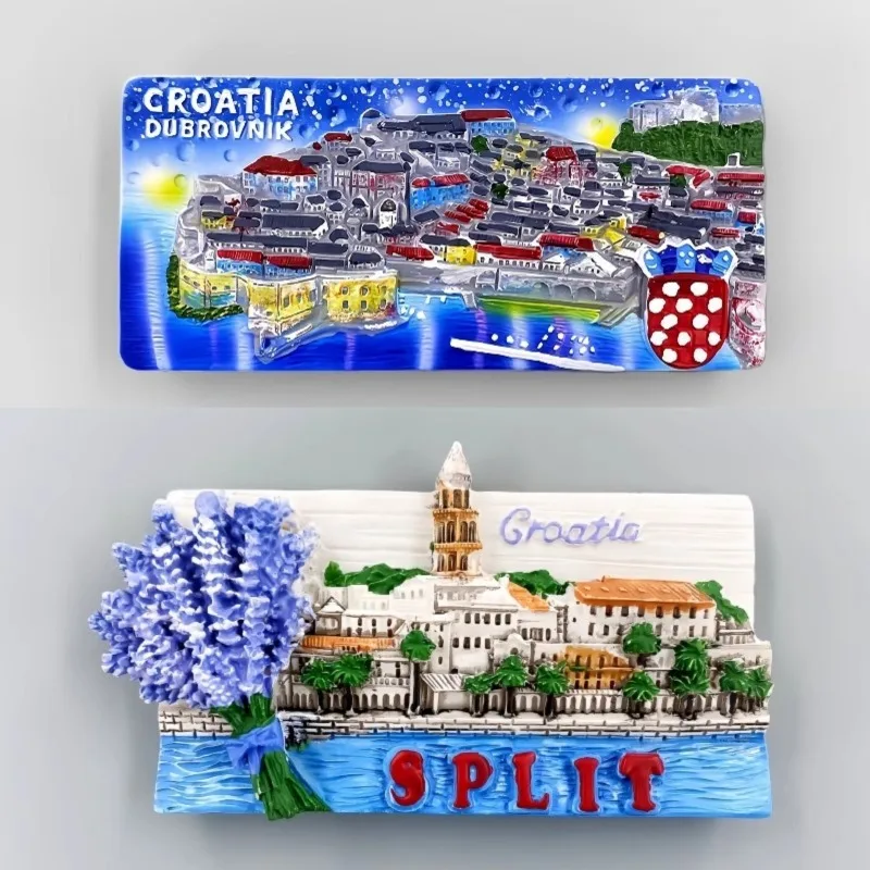 Croatia Fridge Stickers Dubrovnik Souvenirs Pula Vrsar Vodice Split Fridge Magnets Home Decoration Wedding Gifts