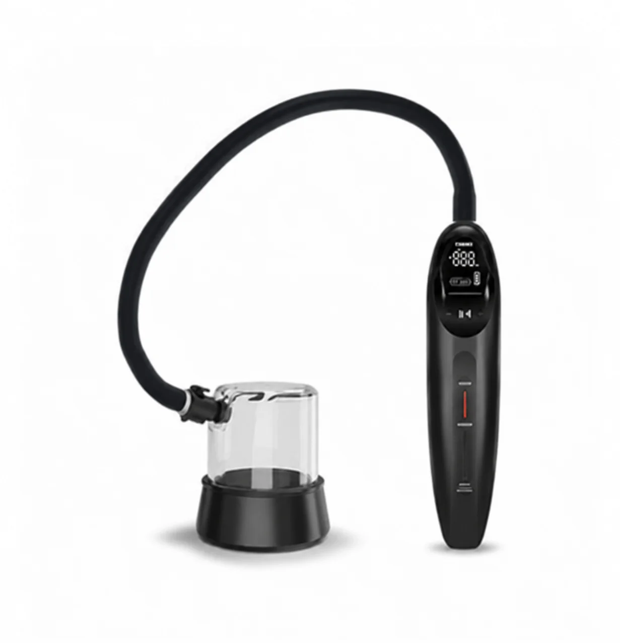 Electric Vacuum Penis Pump for Men with Glans Suction Cup Massager Manual Anal Pump Trainer Adult Pleasure Sex Toy Machine Set