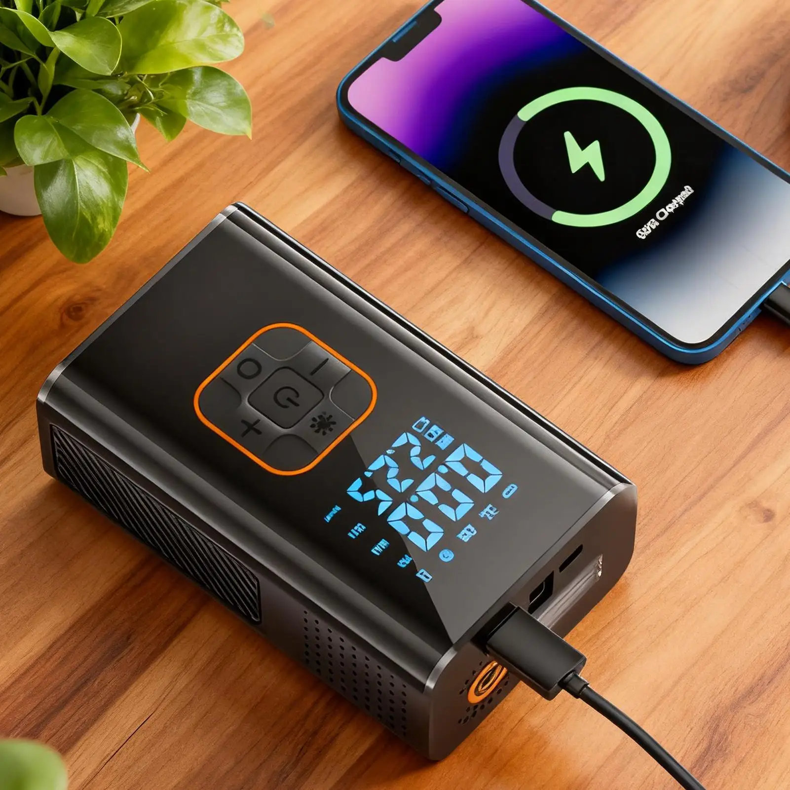 Air Pump For Car Tires Portable Rechargeable 150PSI Tire Inflator Air Compressor With Digital Display For Auto Truck SUV Bike