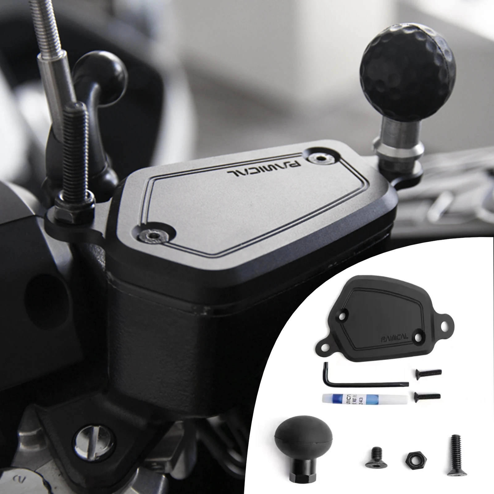 Panical GoldWing GL1800 F6B Front Brake Oil Pot Extension Accessory Bracket Base Mount Kit Tools For Honda 2018-2026