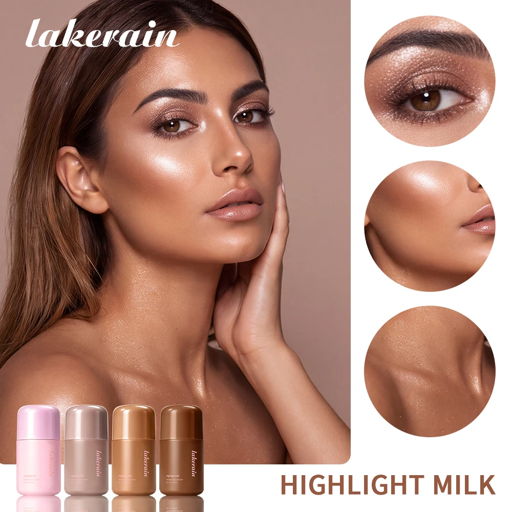 Highlight Milk Lotion Natural Pearl Luster Deep Moisturizing Makeup Base,Facial Highlight,Body Brightening Multi Purpose Lotion