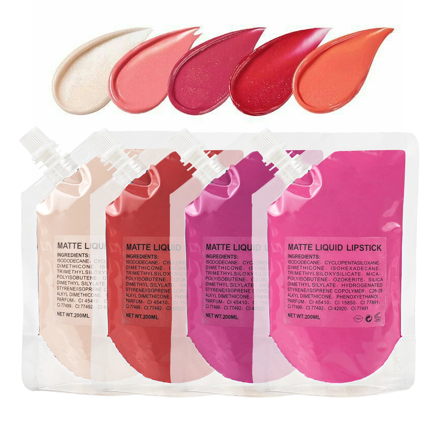 200ml Lipgloss Base lip gloss wholesale bulk LIpgloss Bags WholeSale Lip Makeup Lipstick Base DIY Lip Gloss Base