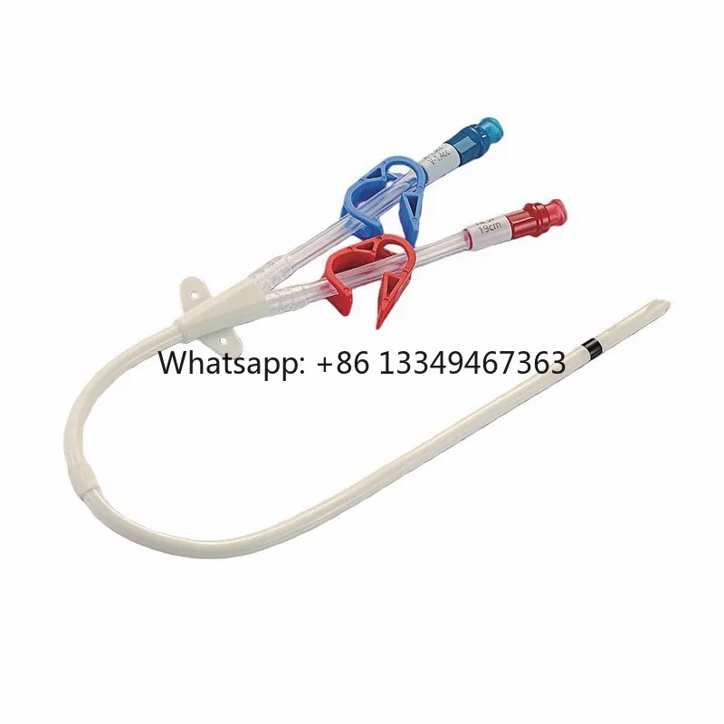 14.5F 19-33cm Long-Term Catheter Kit Double-Lumen Medical Grade EOS Permanent Prolonged Placement Tubing