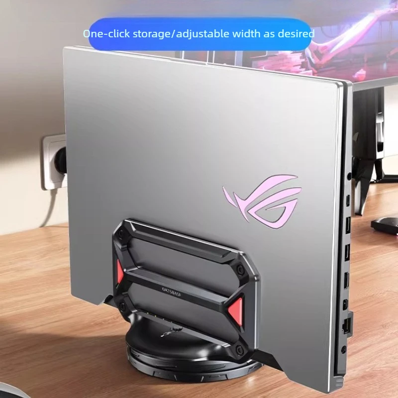 Adjustable Vertical Laptop Stand Desktop Organizer Holder Universal Cooling Dock Slim Rack for Tablet & Gaming Notebook