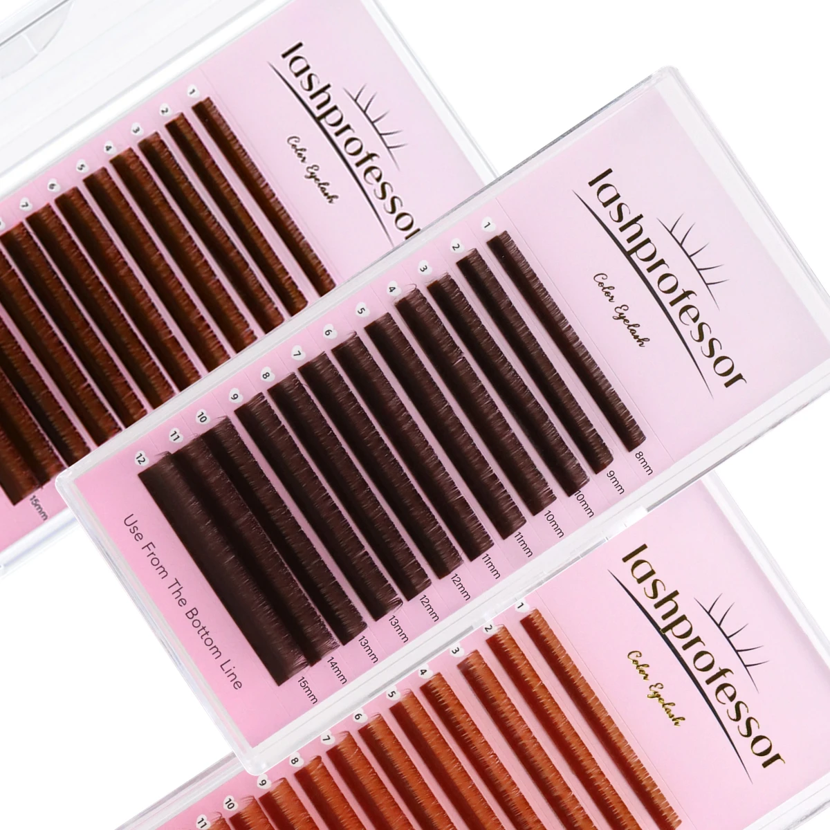 NEW Arrival 0.05 0.07 Soft Brown Eyelashes Extension Brown Individual Lashes Normal Fanning Russian Volume False Eyelashes Cilia