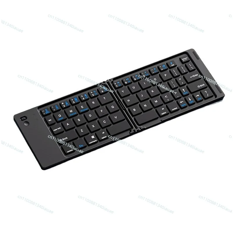 Triple Folding Keyboard Wireless Bluetooth Foldable Keyboard Suitable for Desktop Computers and Notebooks