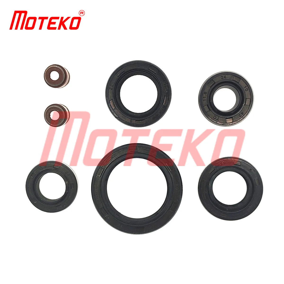 BX19080073 OIL SEAL SET FOR GILERA SMASH110 HONDA C110 ATV110 13.7*24*5,11.6*24*10,30*42*4.5,17*29*5,18.9*30*5