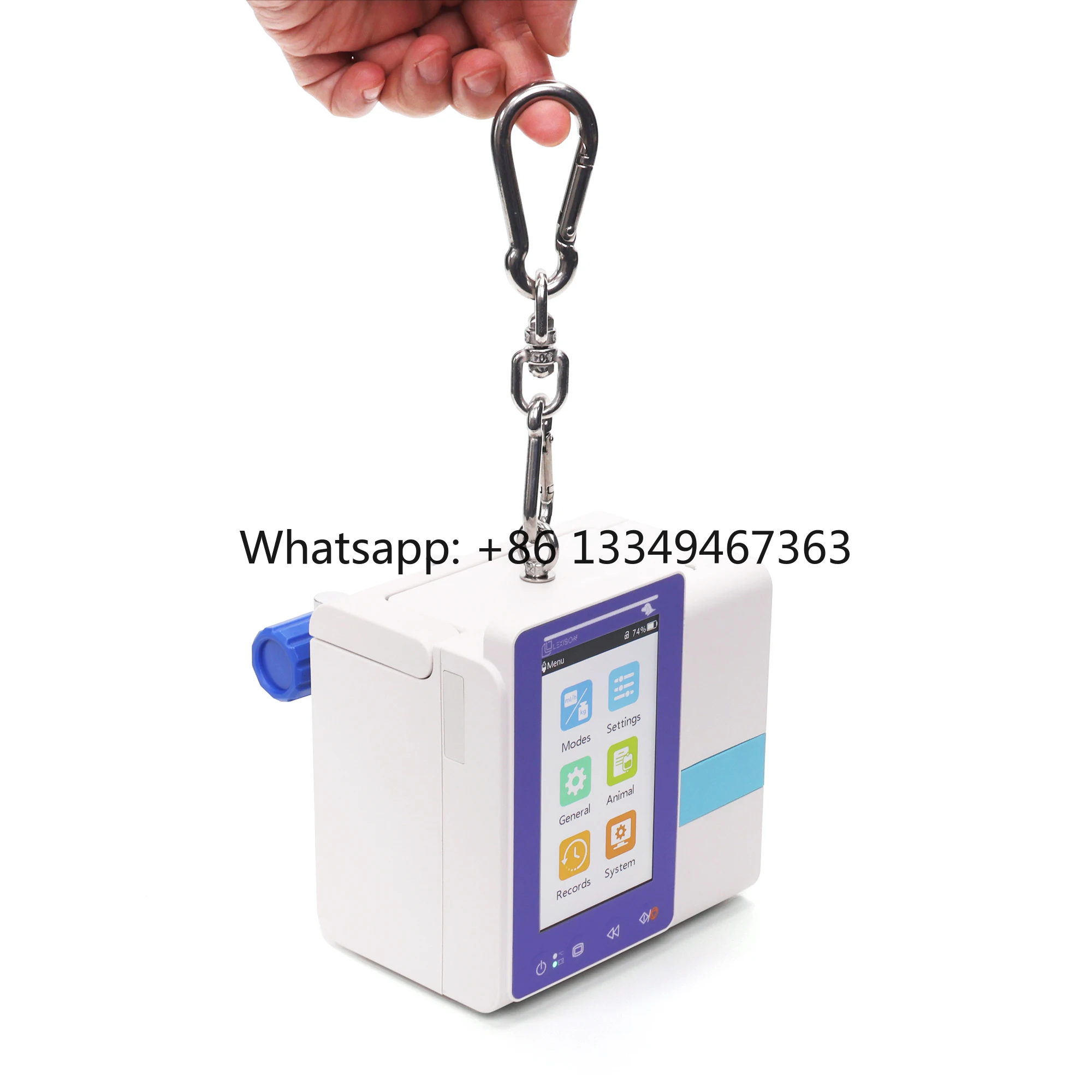 Veterinary Automatic Touch Screen 0.1~2000 Ml/h Rate Multi-Mode Heater Optional Vet