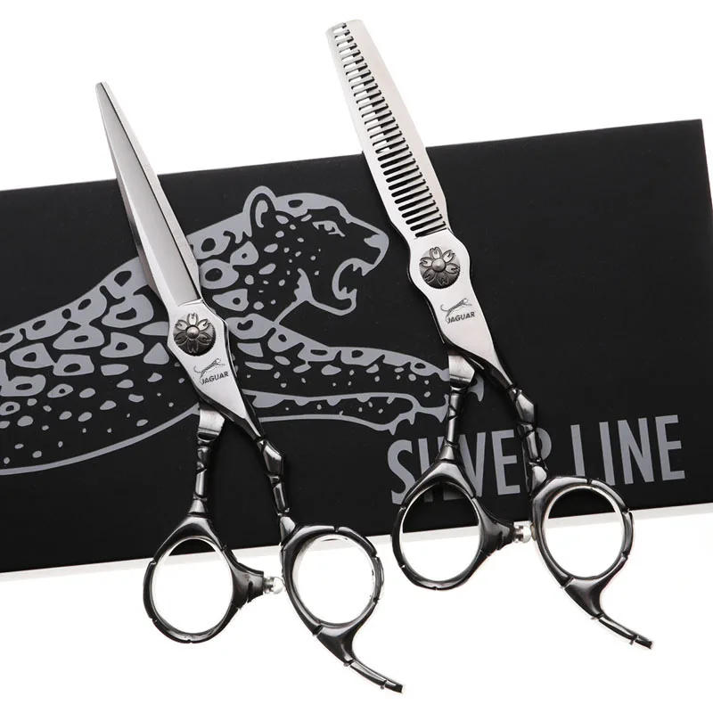 6 Inch Professional Hairdressing Scissors Set Cutting+Thinning Barber Shears High Quality Personality Hair Scissors 30 Teeth