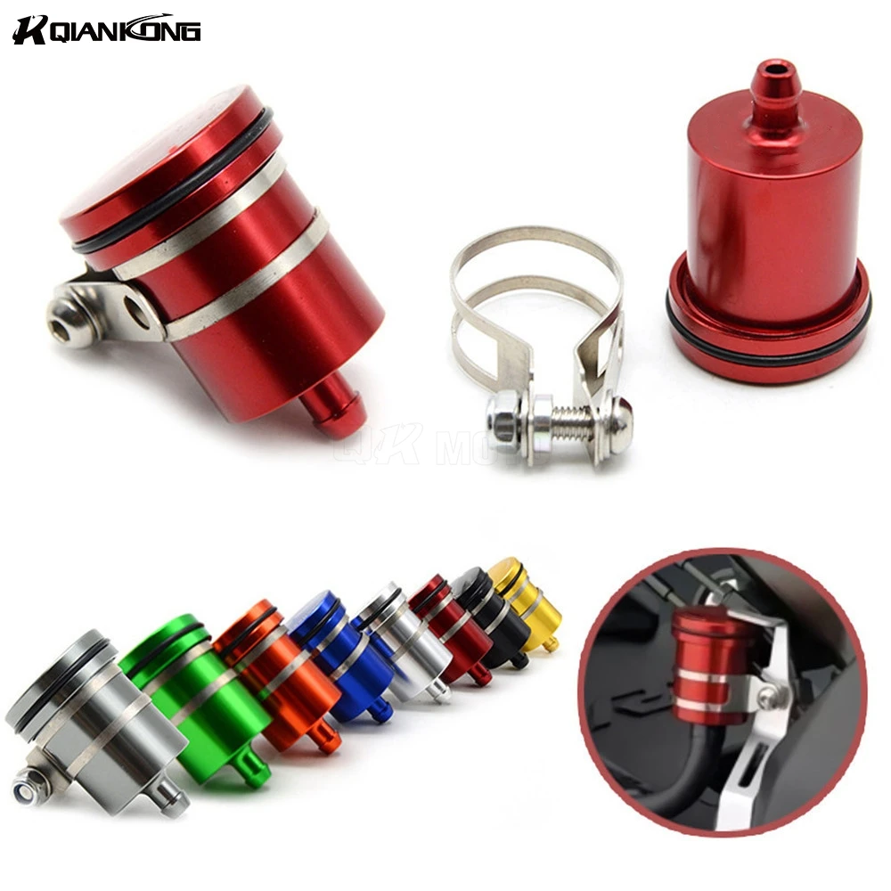 Universal Motorcycle Brake Fluid Reservoir Clutch Tank Oil Fluid Cup For honda CB400 CBR600RR CBR1000RR Gold Wing F6B CRF250R