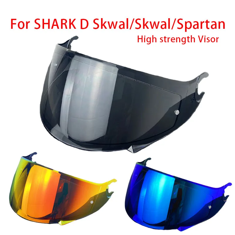 D-Skwal helmet face shield For SHARK Skwal/Spartan/D Skwal 2 Motorcycle Helmet Visor UV protection Motorcycle helmet accessories