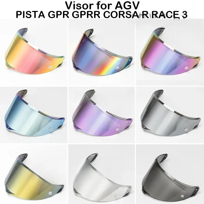 Motorcycle Helmet Visor for AGV PISTA GPR GPRR CORSA R RACE 3 Helmet Shield Uv Protection Windshield Casco Moto Accessories