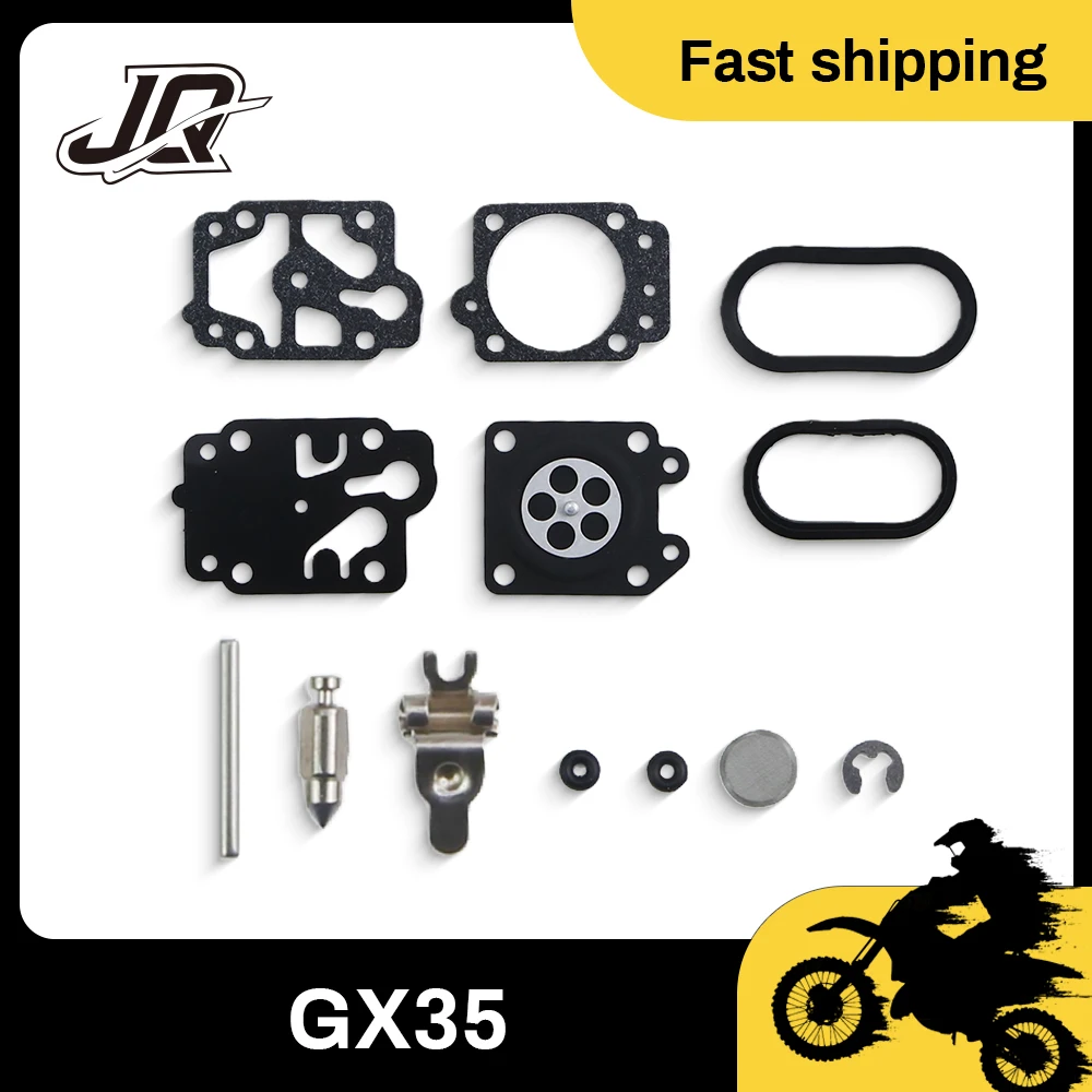 GX35 Carburetor Repair Rebuild Kit For Honda GX25 GX35NT HHT25S HHT35S FG110 4 Stroke Trimmer Brush Cutter Spare Parts