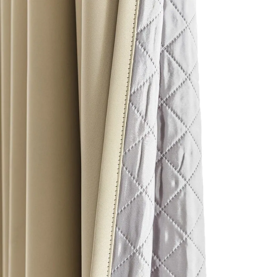 100% Blackout Curtain, Noise Blocking Out, Energy Smart, Full Shade Curtain Panels,  Thermal Insulated and Sleep-Helpful