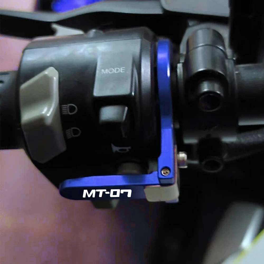FOR YAMAHA MT07 MT 07 MT-07 mt07 2013-2023 2022 2021 2020 2019 2018 Motorcycle Horn Switch Extender Extension Button Accessories
