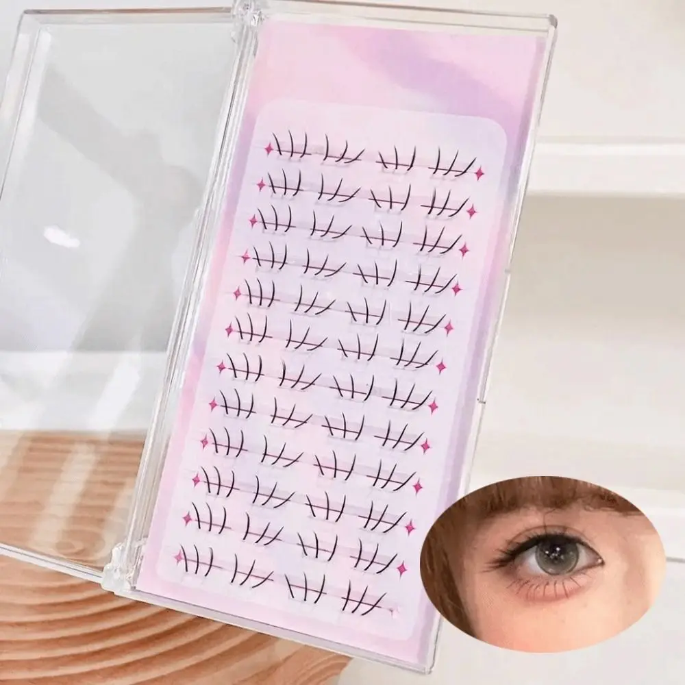 Makeup Tools Large Volume Lower False Eyelashes 5-7mm 3 Claw Shape Eyelash Extensions Natural Portable Under Eyelash Eye Makeup