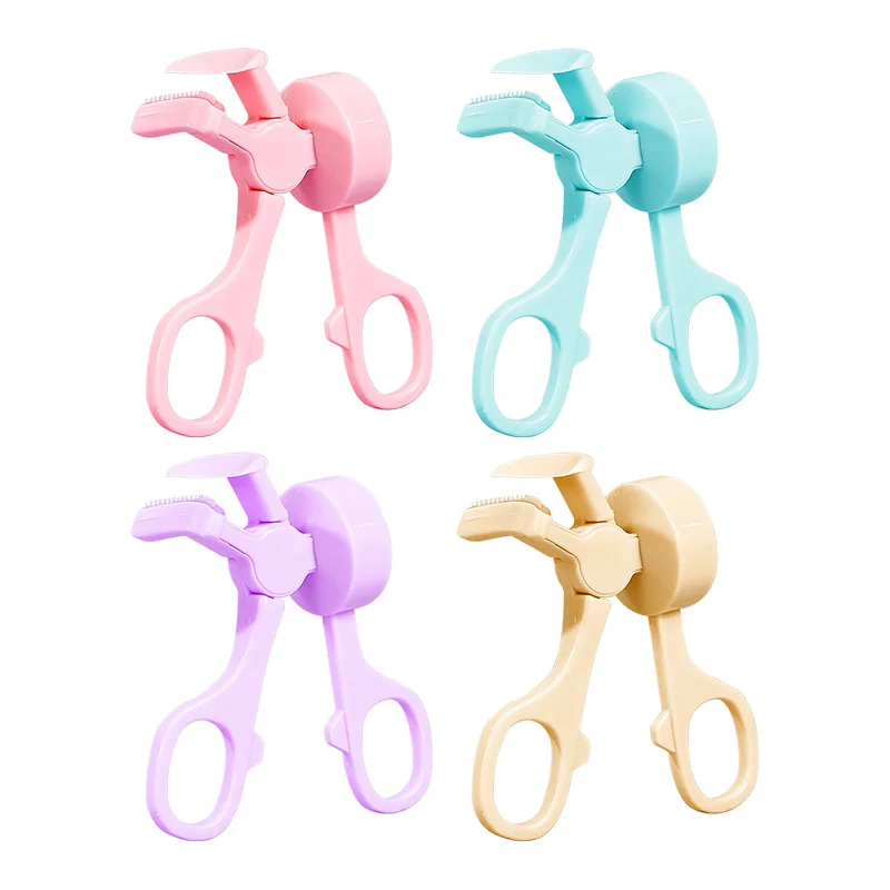 GECOMO Cute Heated Eyelash Curler USB Rechargeable Fast Heating Electric Lash Curler Long Lasting No Pinch Portable Makeup Tool