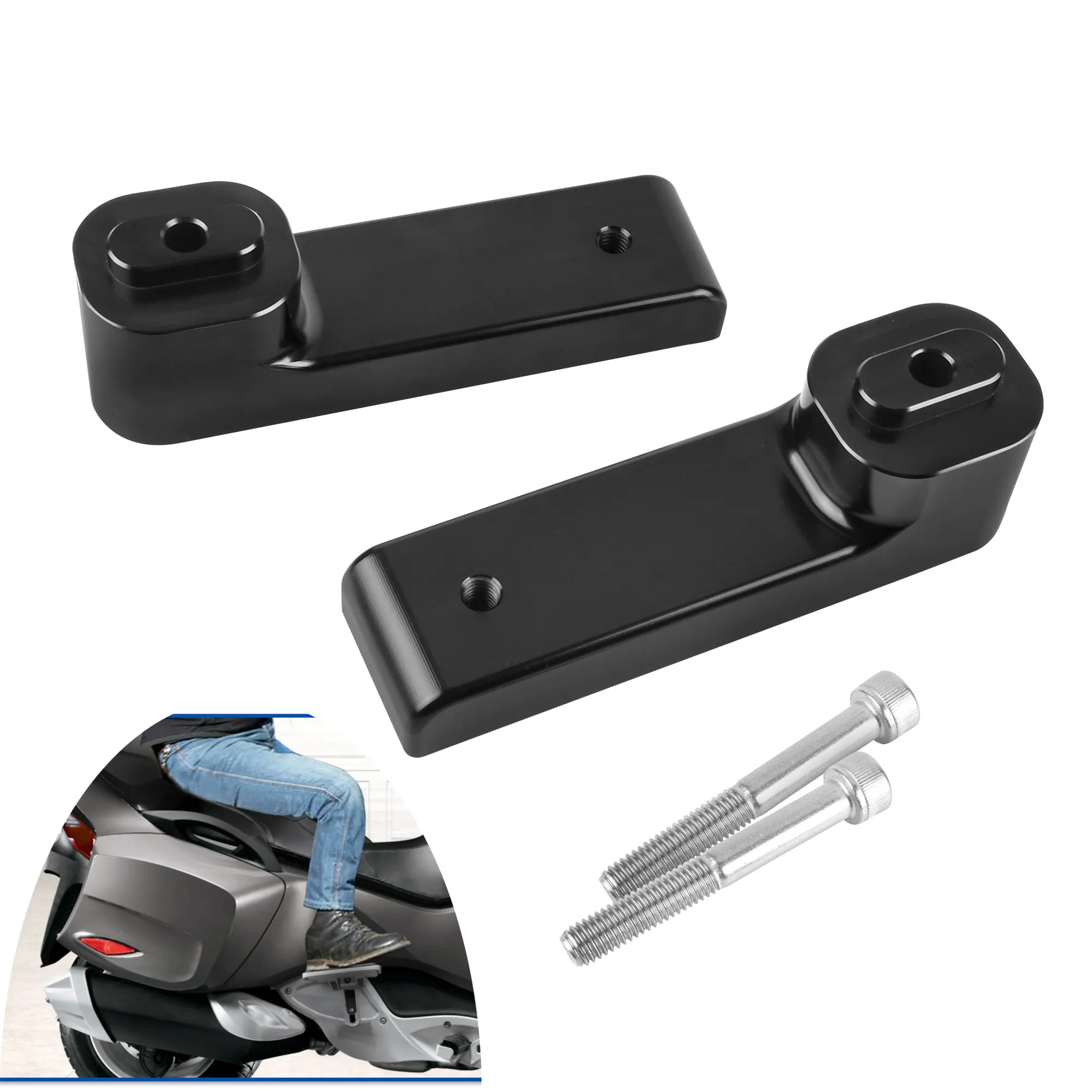 Adjustable Passenger Floorboard Extension Kit Rear Pedal Footpeg Risers for Can Am Spyder RT 2010-2021 Motorcycle Accessories