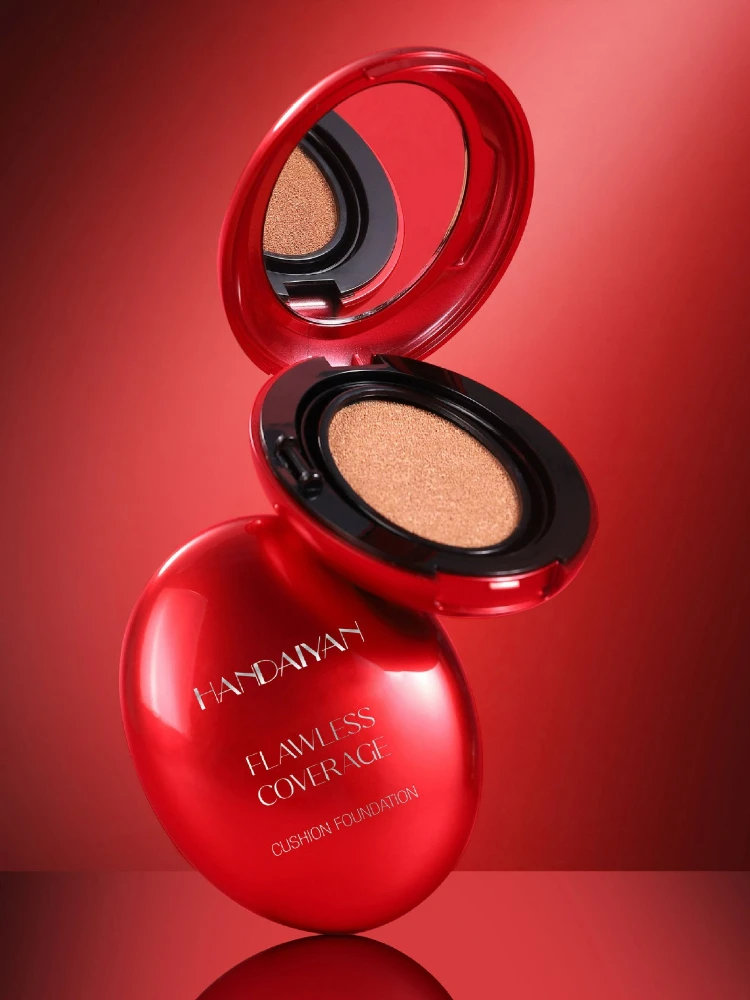 Air Cushion Foundation Natural Moisturizing Concealer Whitening Light Oil-control Base Face Makeup Long-lasting Cosmetic