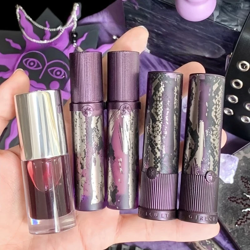 Girlcult Shimmer Lip Gloss Cream Matte Velvet Pearl Light Twinkle Dark Style Base Mist Mud Lipstick Long-lasting Makeup 3.5g