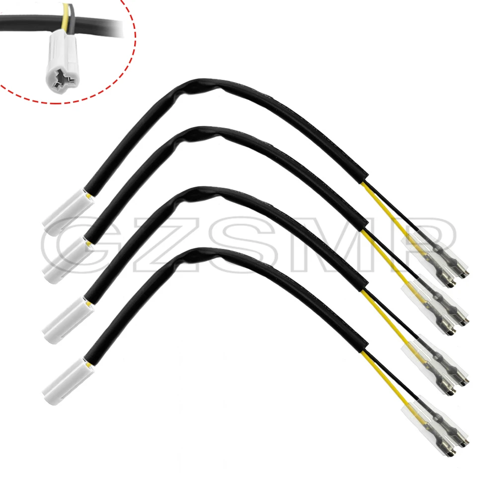 Fit For YAMAHA Turn Signal Wiring Adapter Connector Harness Plug MT03 MT25 XJ6 FZ6 FZ1 MT07 MT09 Tracer 900 Tenere 700 XSR