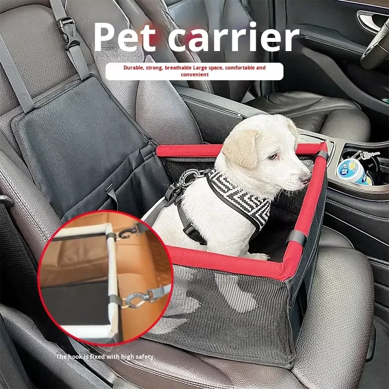for Small Dog Polyester Pet Carrier Car Seat Foldable Portable Anti-Dirty Safety for Outdoor Use Guangdong Made