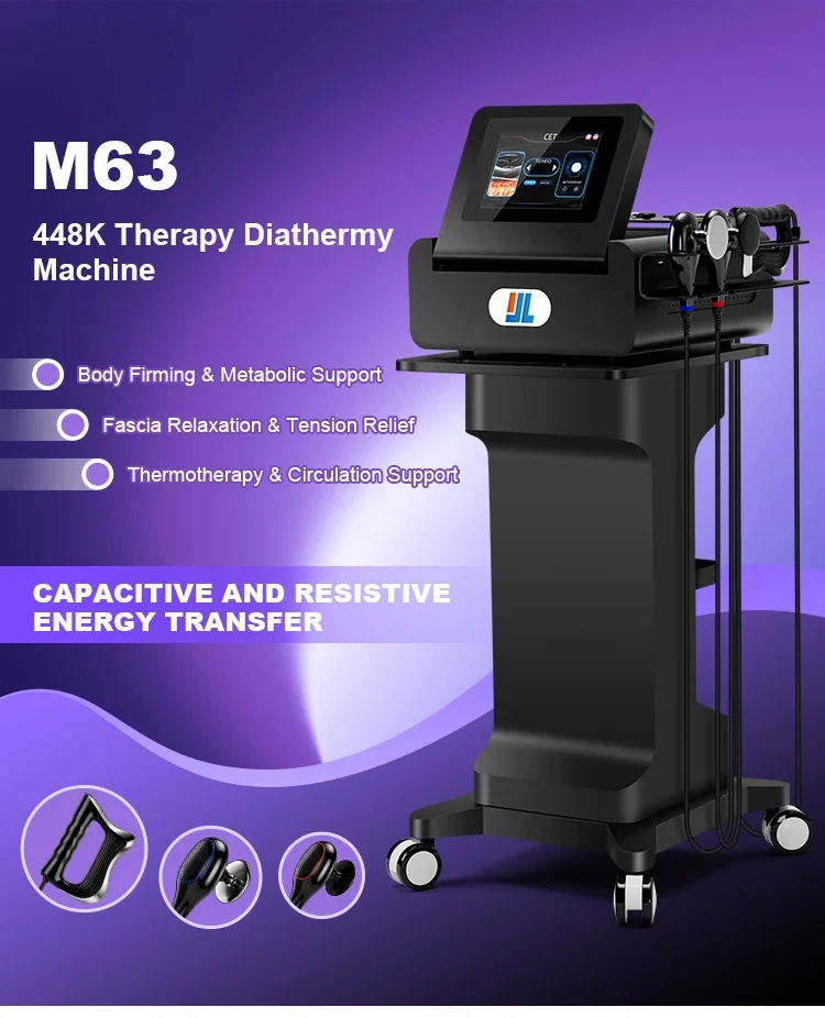 Professional 448K Therapy Diathermy Machine RET CET Indiba Body Contouring Face Lifting Skin Tightening Beauty Device for Salon