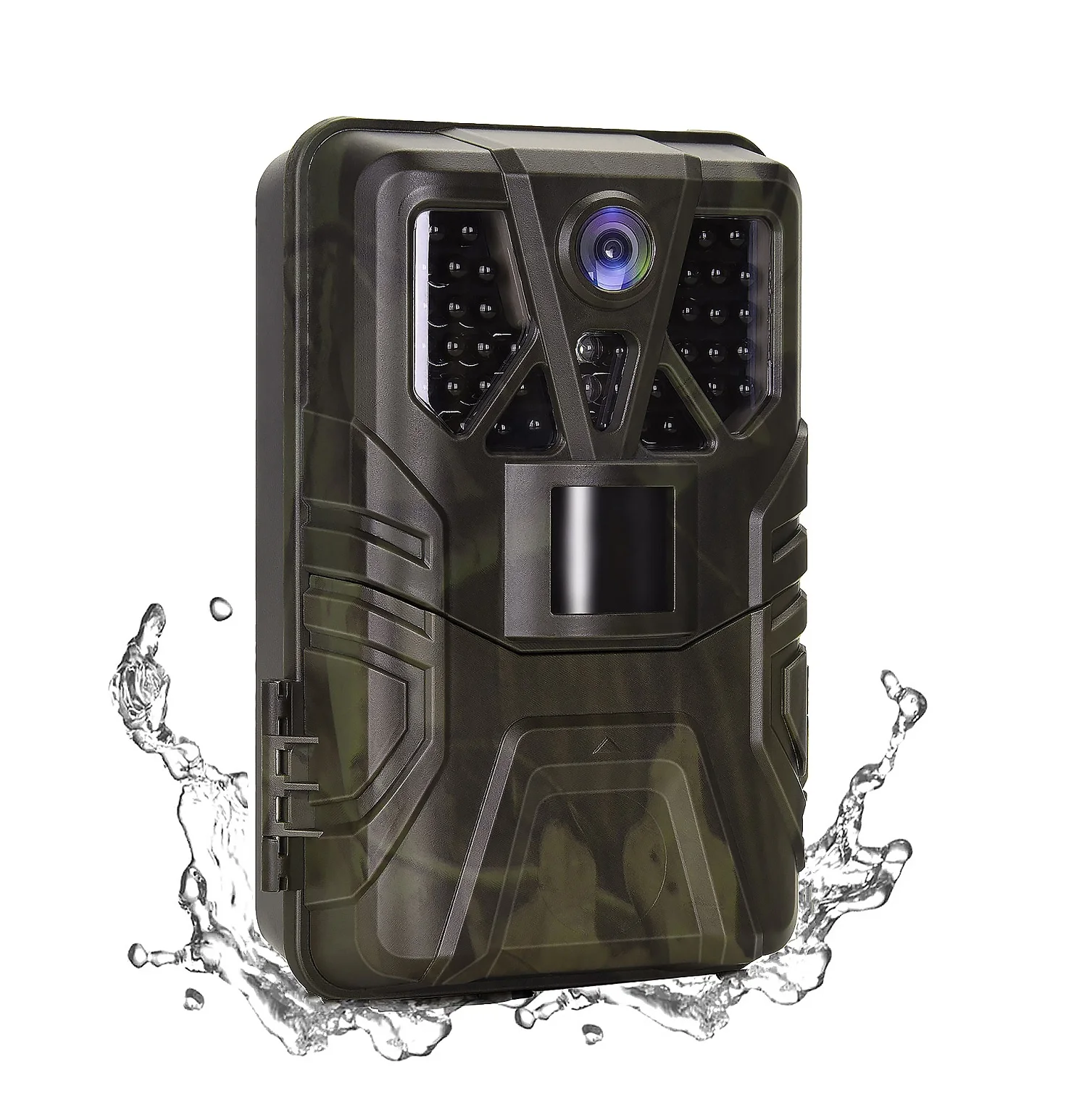 Wildlife Trail Camera 36MP 2.7K HD Night Vision Infrared Photo Trap HC910A Wireless Surveillance Tracking Cam for Hunting