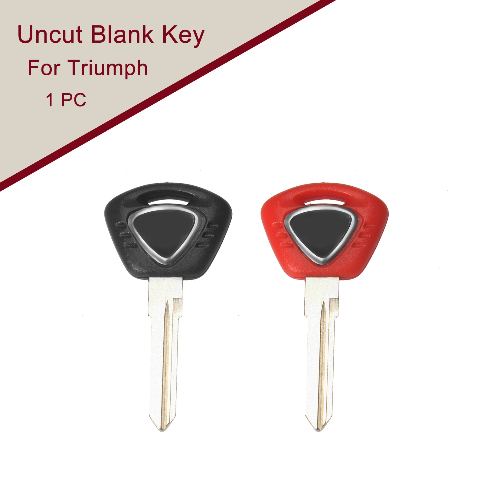 1 Pc Uncut Blank Key For Triumph America Carb/EFI Bonneville T100 EFI Scrambler CARBS Thruxton 900 Carbs Thunderbird 1600&1700