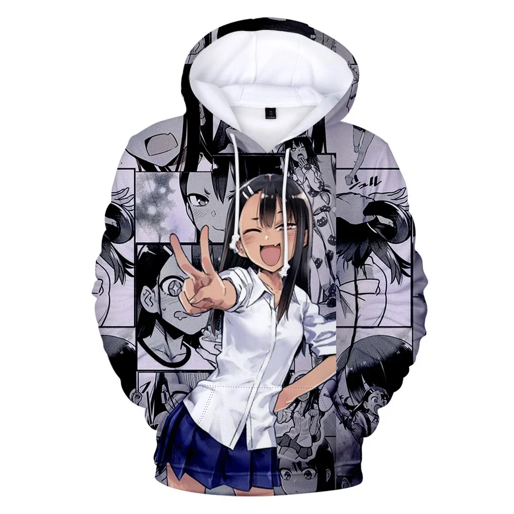 Autumn/Winter Nagatoro Miss Anime 3D Printed Hoodies Men's and Women's Hoodies Sportswear Fashion Street Wear Sportswear Hoodies