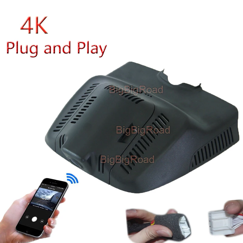4K Plug And Play For Mercedes Benz GLK X204 GLK350 GLK220 GLK250 GLK260 Car DVR Video Recorder Wifi Camera FHD 2160P