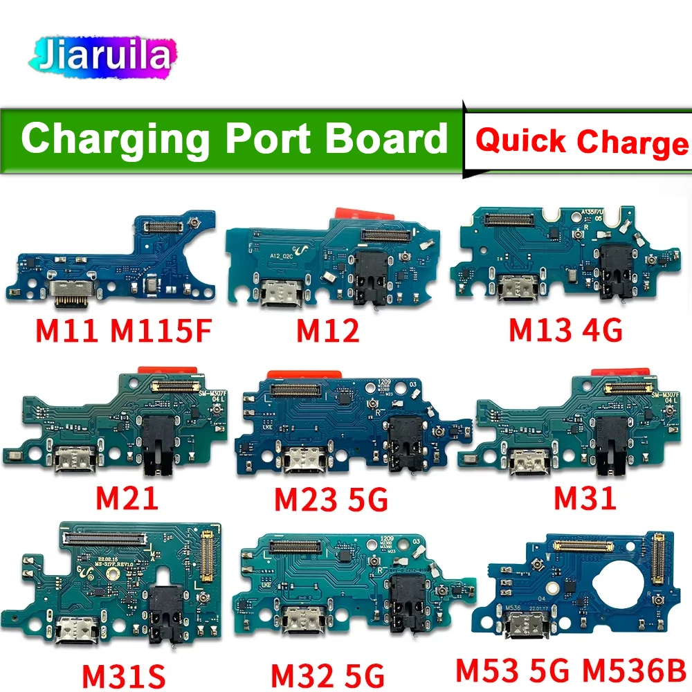 NEW USB Fast Charging Port Dock Charger Plug Connector Board Flex For Samsung M11 M12 M13 M21 M22 M23 5G M31 M31S M32 M33 M53