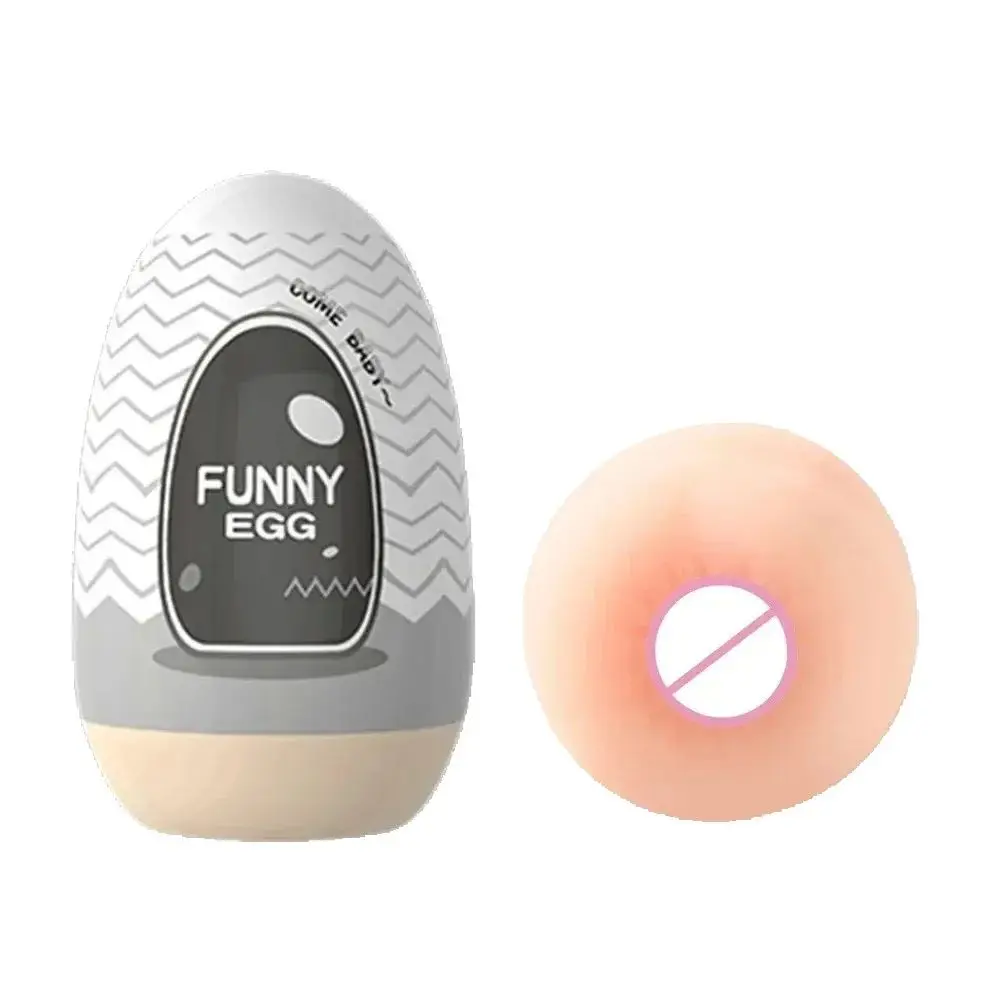 Mini Portable Masturbation Egg Cup Realistic Vagina Beginner Soft Masturbation Cup Penis Massager Stimulator Sex Toys for Man