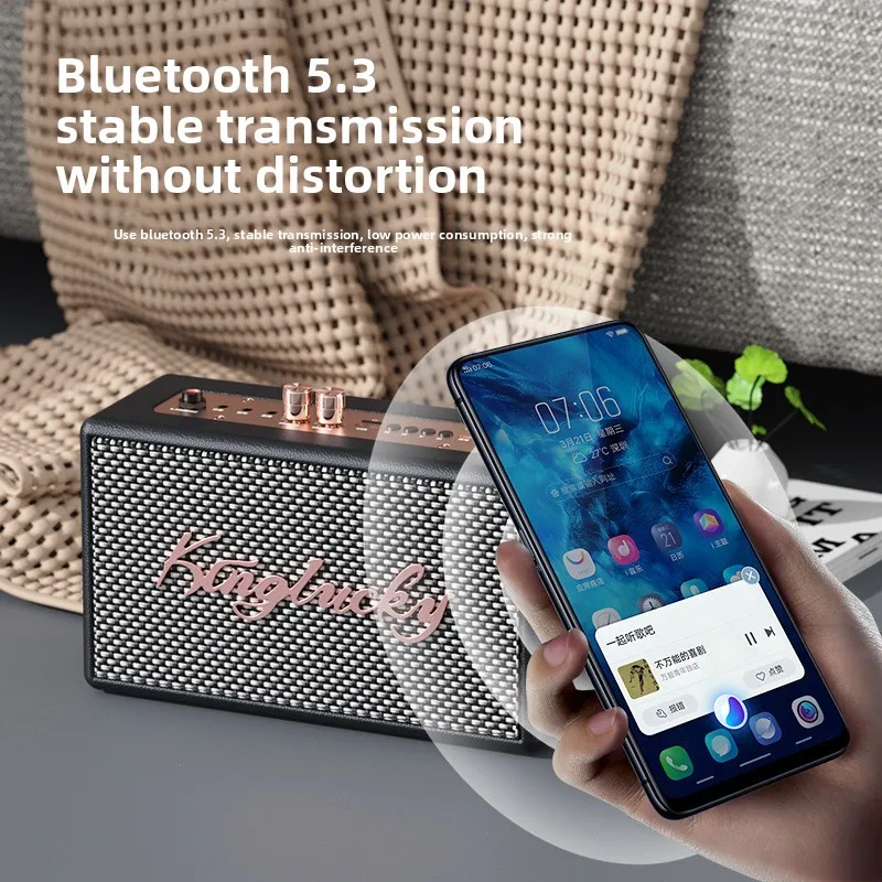 S16 High-Power Home KTV For Bluetooth Speaker Set All-in-One Microphone With RGB LED Lighting Cross-Border Karaoke Machine