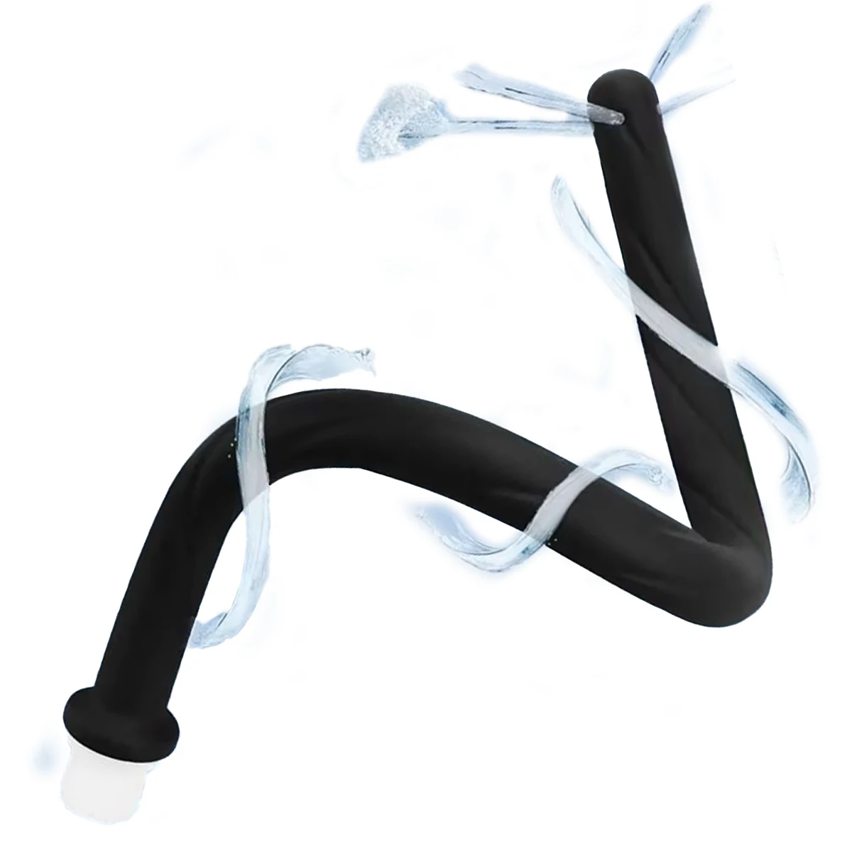 Flexible Enema Nozzle Long Bendable Anal Cleaning Hose Soft Waterproof Colon Irrigation Tube Attachment for Adult Hygiene Use