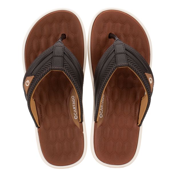 Chinelo Masculino Malta VI Cartago 12496 CAFÉ 37/38