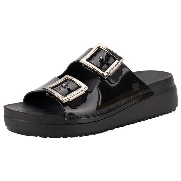 Sandália Feminina Conforto Partner High Zaxy 19059 PRETO 36